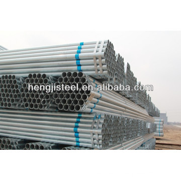 Tubo de aço pré-galvanizado GB / T6728 ERW